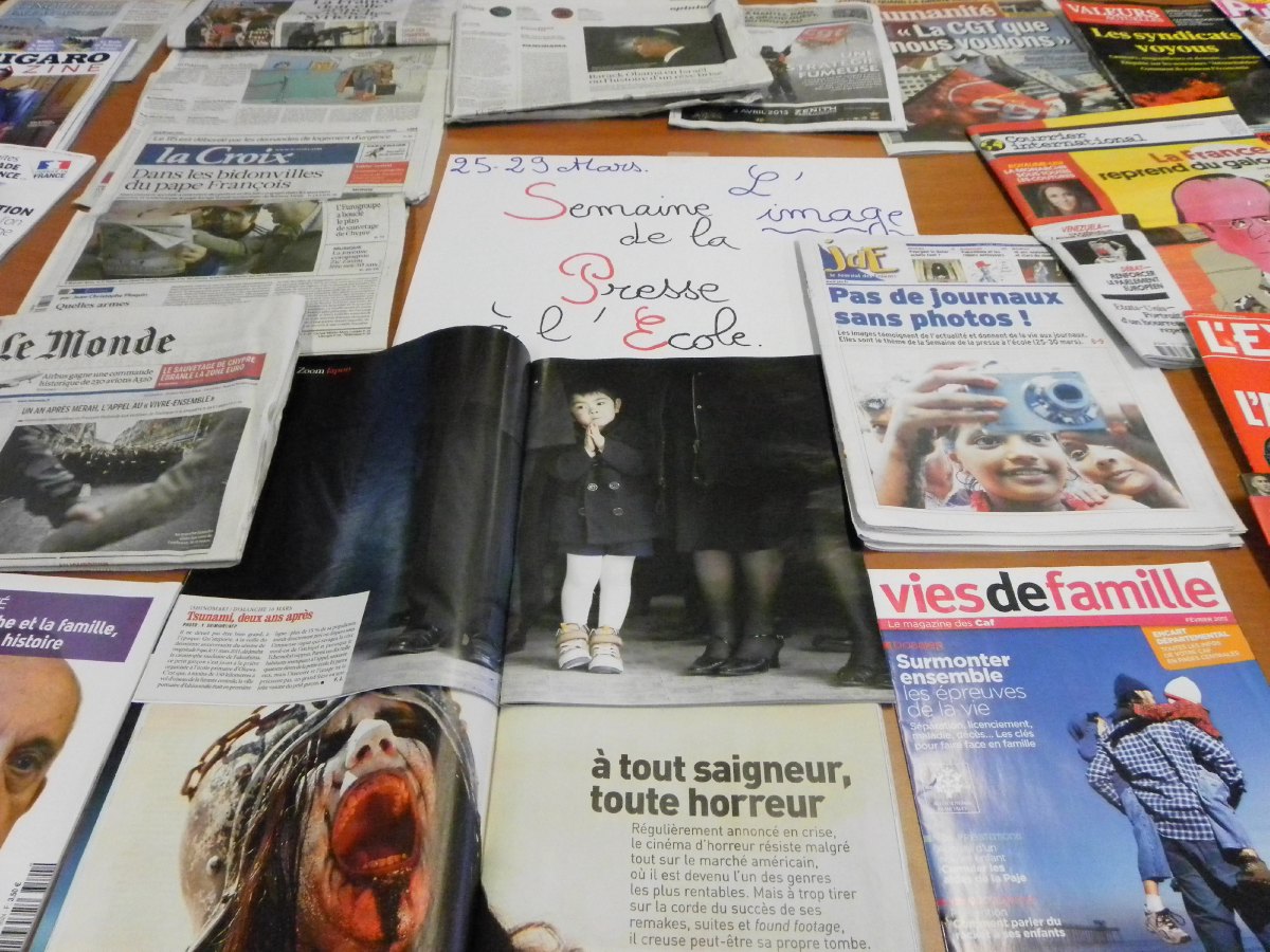 Semaine de la presse au collège